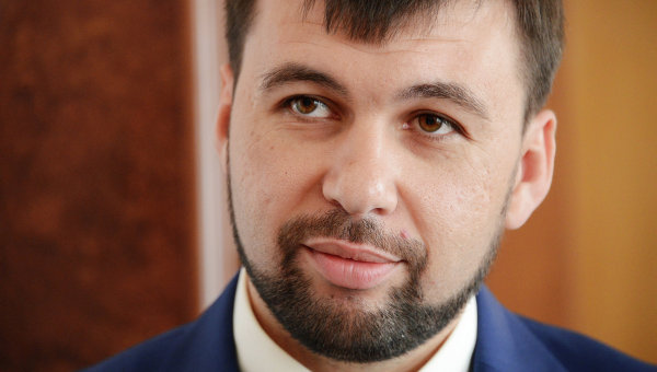 Сопредседатель президиума Донецкой народной республики Денис Пушилин